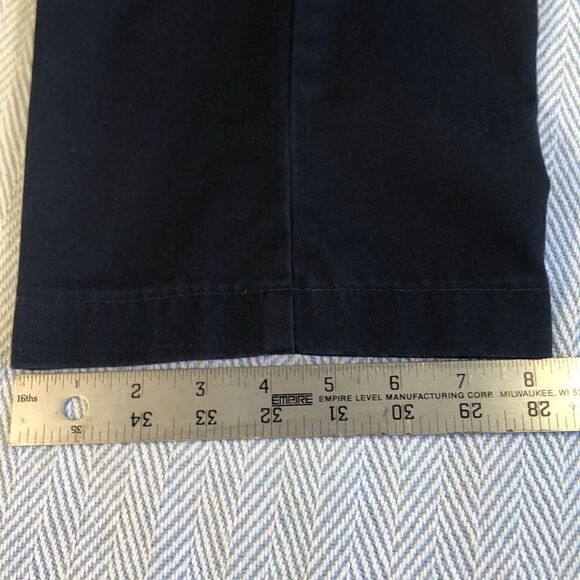 LANDS END 16P cotton/poly blend Waist 17 1/2" with POCKETS, Inseam 25 1/2" - Picture 11 of 13